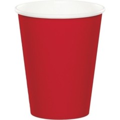 Vasos rojos 8 uds papel 8423138540120 CV40120