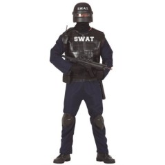 Disfraz policia SWAT para hombre talla L 8434077866108 86610