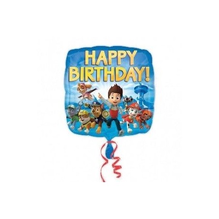 Globo patrulla canina foil 18 45 cm helio o aire 8435525833284 3018001