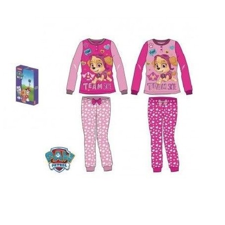 Pijama Patrulla Canina invierno rosa o fucsia 3609081389126 HQ7335 T3FU
