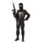 Disfraz agente de policia SWAT hombre