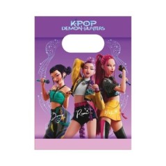 Bolsas cumpleaños K-Pop papel 4 uds Tus disfraces baratos