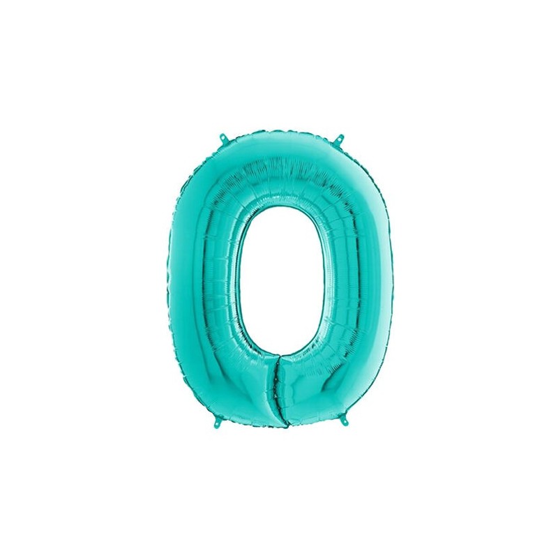 Globo numero 1 con pie 64 cm