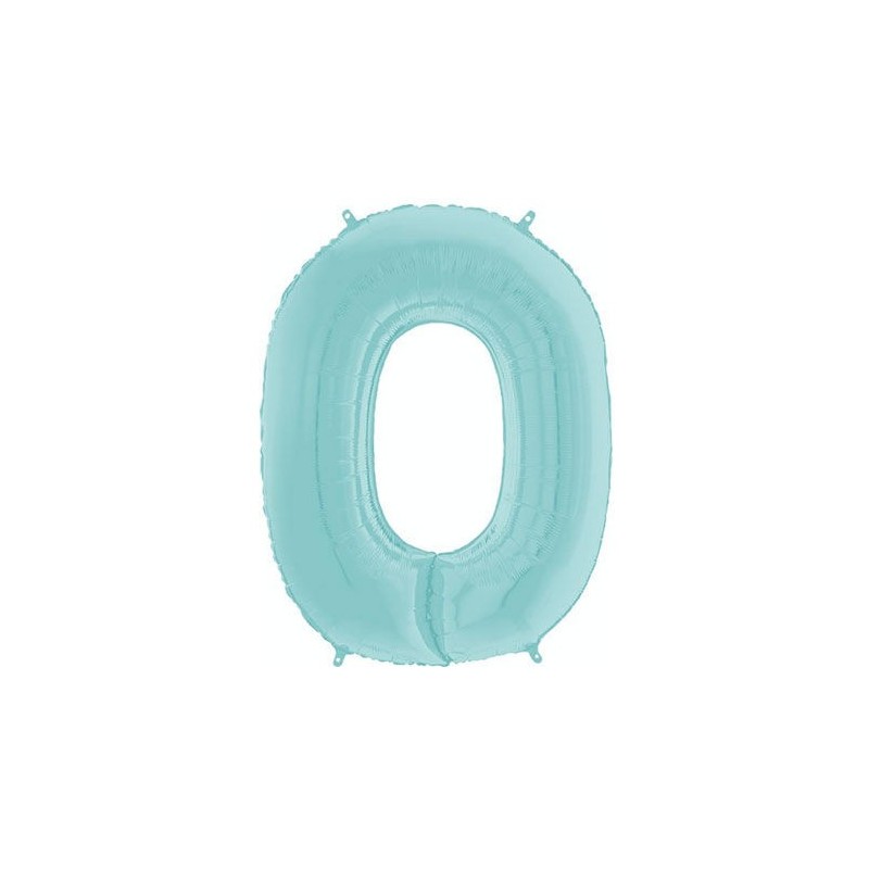 Globo numero azul para helio o aire