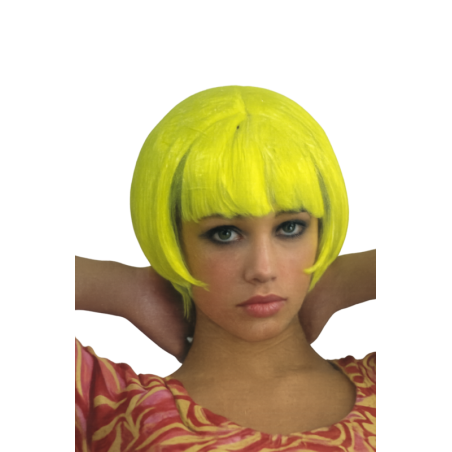 peluca pop star amarilla corta con flequillo 8435118240840 4732