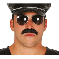 Bigote negro policia