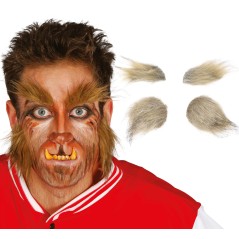 Patillas y cejas hombre lobo teenw olf-Tus disfraces baratos
