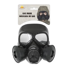 Mascara de gas negra juguete complemento disfraz