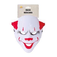 Mascara payaso asesino pelicula pvc -Tus disfraces baratos