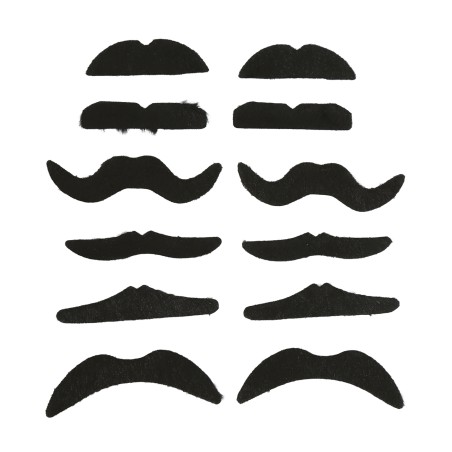 Bigotes surtidos pack de 12 unidades fotocall bodas