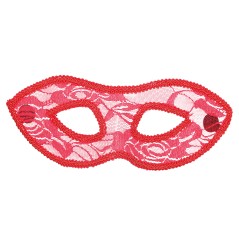 Antifaz encaje rojo sensual-Tus Disfraces