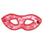Antifaz encaje rojo sensual