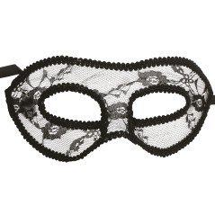 Antifaz encaje negro sexy sensual-Tus Disfraces
