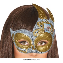 Mascara calavera con strass brillantes-TusDisfraces