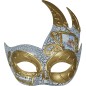 Mascara calavera con strass brillantes