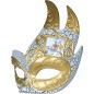 Mascara calavera con strass brillantes