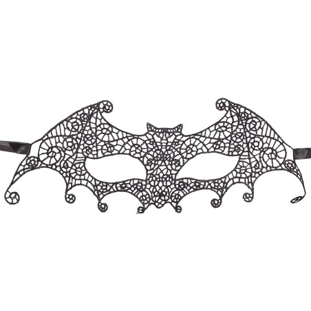 Antifaz bordado murcielago cat woman superheroina