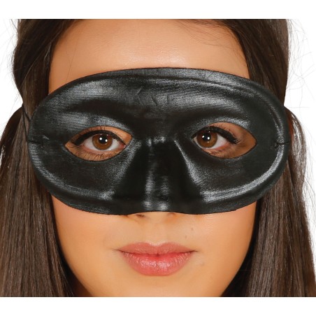 Antifaz colombina negro-Tus Disfraces