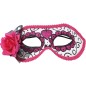 Antifaz catrina rosa dia de muertos