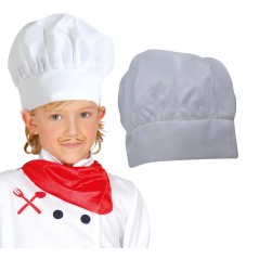 Gorro cocinero infantil blanco master chef para niño-Tus Disfraces
