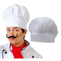 Gorro cocinero tela cheff cocina-Tus Disfraces baratos