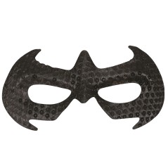 Antifaz negro para superheroe-Tus Disfraces