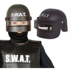 Casco SWAT policia antidisturbios infantil-Tus Disfraces baratos
