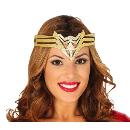 Cinta cabeza super heroína wonder-Tus Disfraces baratos
