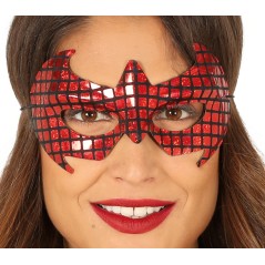 Antifaz rojo spider super heroe-Tus Disfraces