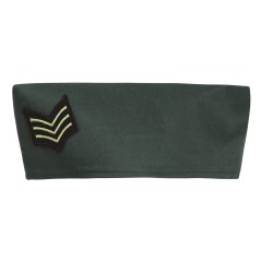 Gorro militar verde con insignia sargento usa-Tus Disfraces baratos