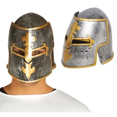 Casco calballero medieval yelmo plastico duro-Tus Disfraces baratos