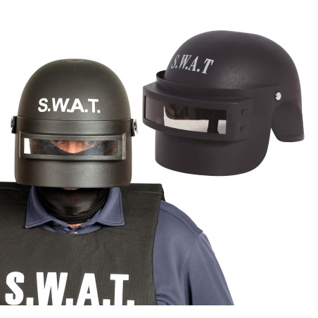 Casco SWAT policia antidisturbios adulto-Tus Disfraces baratos