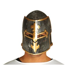 Casco calballero medieval yelmo plastico duro