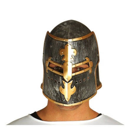 Casco calballero medieval yelmo plastico duro