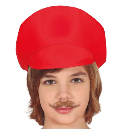 Gorra fontanero roja infantil-Tus Disfraces baratos