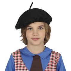 Boina negra infantil barata
