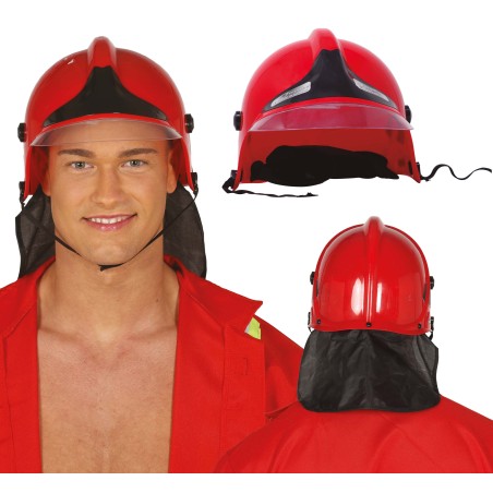 Casco jefe de bomberos deluxe-Tus Disfraces baratos