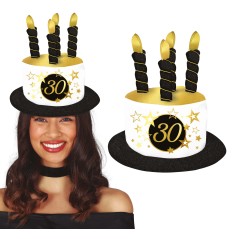 Sombrero velas 30 cumpleaños-Tus Disfraces baratos