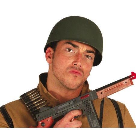 Casco militar segunda guerra mundial verde