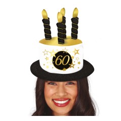 Sombrero velas 60 cumpleaños