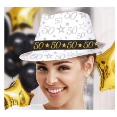 Gorro gangster 50 cumpleaños-Tus Disfraces baratos