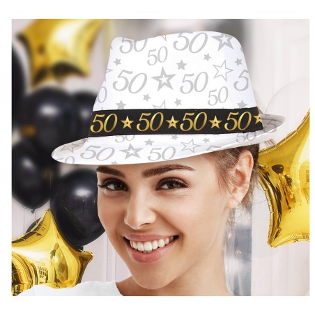 Gorro gangster 50 cumpleaños-Tus Disfraces baratos