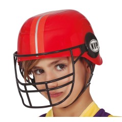 Casco futbol americano rojo infantil-Tus Disfraces baratos