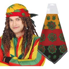 Pañuelo rasta complemento disfraz jamaicano-Tus Disfraces baratos