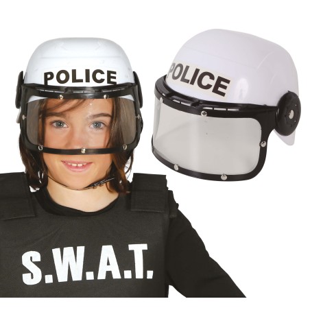 Casco policia antidisturbios-Tus Disfraces baratos