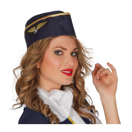 Gorro azafata de vuelo avion