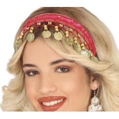 Diadema monedas zingara gitana danza-Tus disfraces baratos