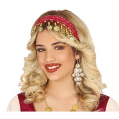 Diadema monedas zingara gitana danza