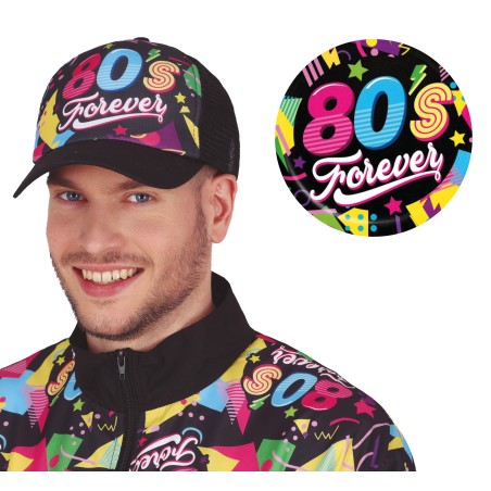 Gorra años 80 ochentera-Tus Disfraces baratos
