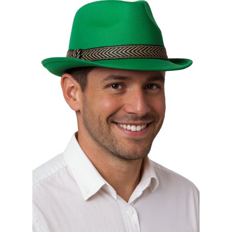Sombrero gangster verde